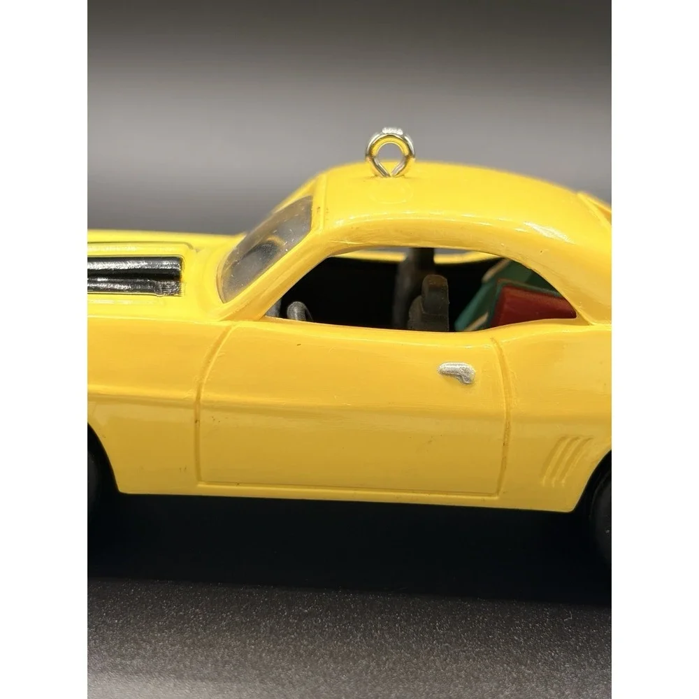 Hallmark Keepsake Ornament Christmas1995 Yellow 1969 Chevy Camaro Z28